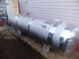 Монтаж газгольдера 2200 л в Старой Купавне для частного дома