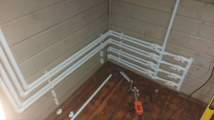 Монтаж газгольдера, котла Baxi и отопления в Старой Купавне