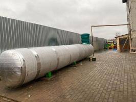 Монтаж газгольдера 10100 л в Старой Купавне наземно